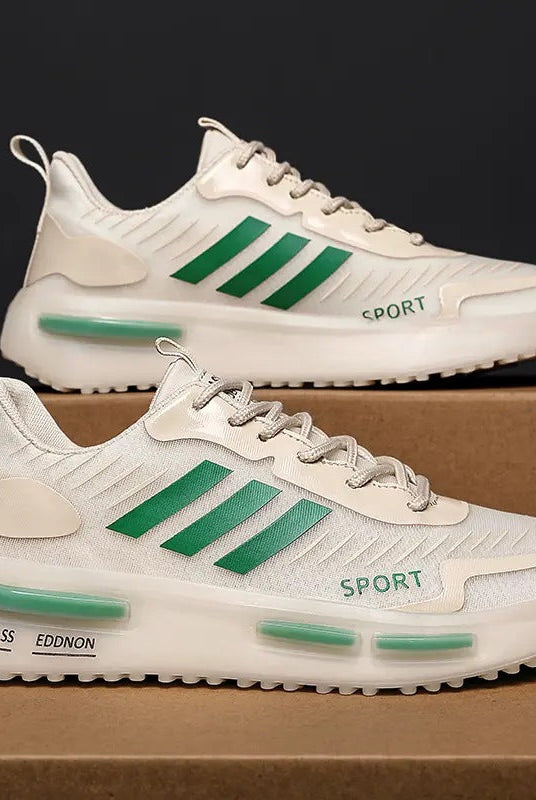 Air Cushion Sports Shoes Men Lace-up Sports Sneakers Outdoor Breathable Casual Shoes Walking