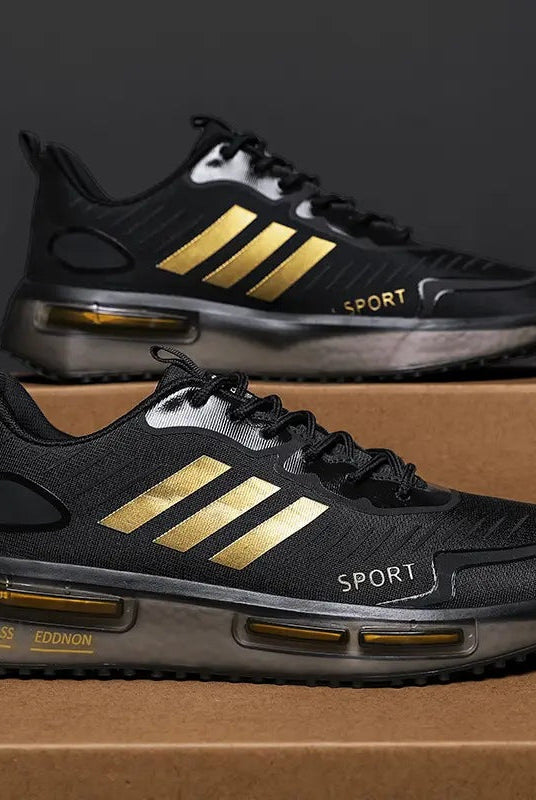 Air Cushion Sports Shoes Men Lace-up Sports Sneakers Outdoor Breathable Casual Shoes Walking