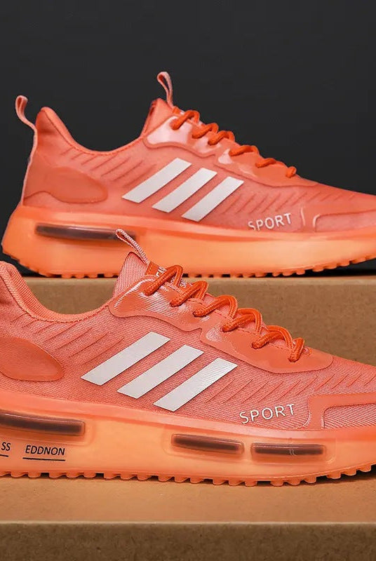 Air Cushion Sports Shoes Men Lace-up Sports Sneakers Outdoor Breathable Casual Shoes Walking