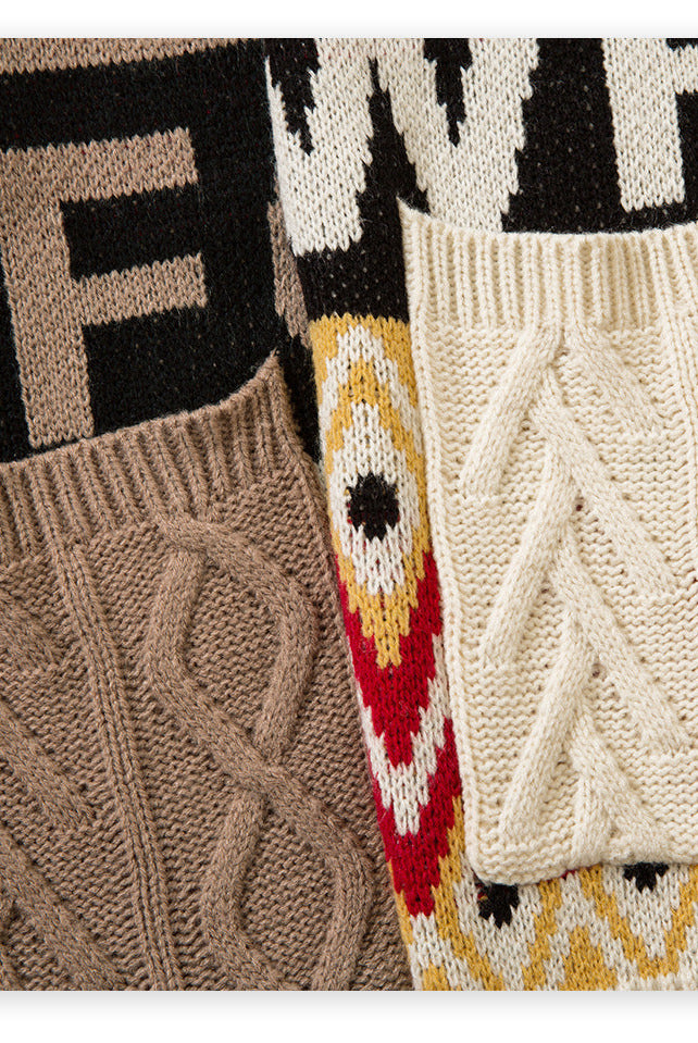 Autumn And Winter New Retro Ethnic Sweaters For Men And Women