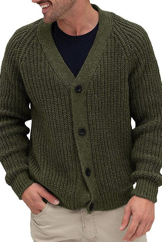 Autumn And Winter New Sweater Cardigan Men