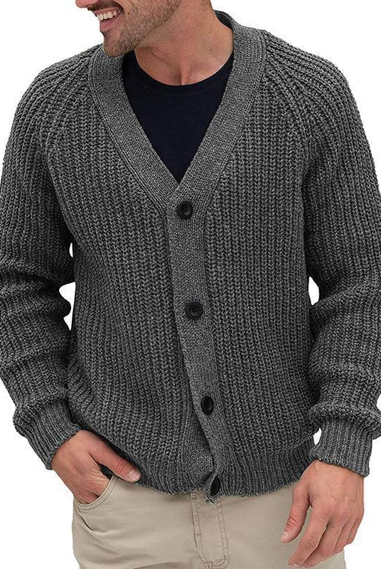 Autumn And Winter New Sweater Cardigan Men
