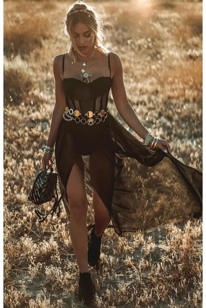 Boho Retro Bodycon Dress