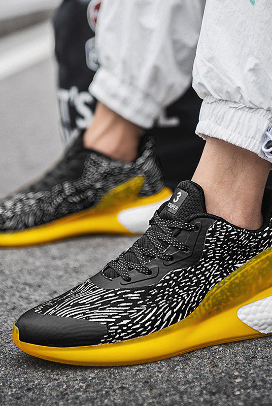 Breathable Air Mesh Running Shoes For Men Sneakers Cushioning