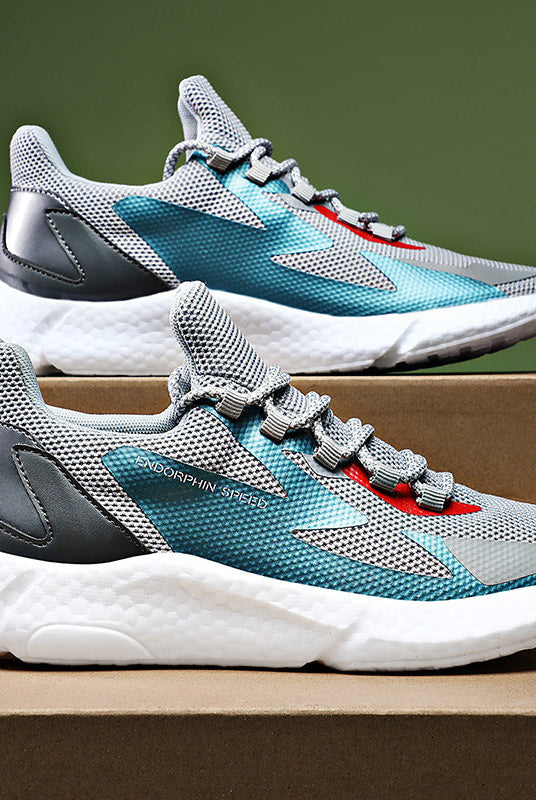 Breathable Flying Woven Sneakers Popcorn Running Shoes Men