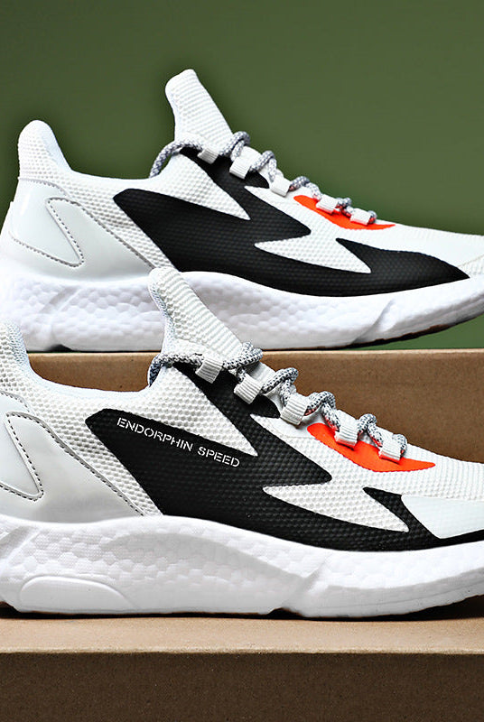 Breathable Flying Woven Sneakers Popcorn Running Shoes Men