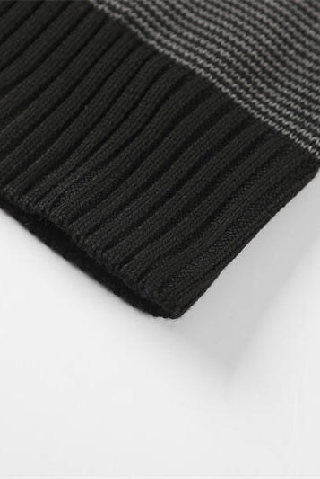 Cotton Spliced Pullovers Sweater Men Casual Warm O-neck Mens Knitted Sweater Winter Fashion Sweaters