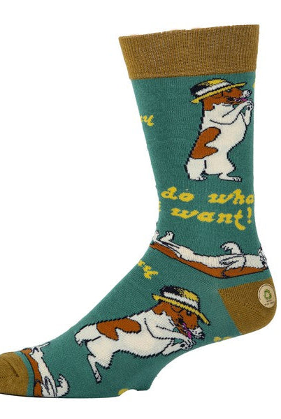 Do what I want - Men's Cotton Crew Funny Socks