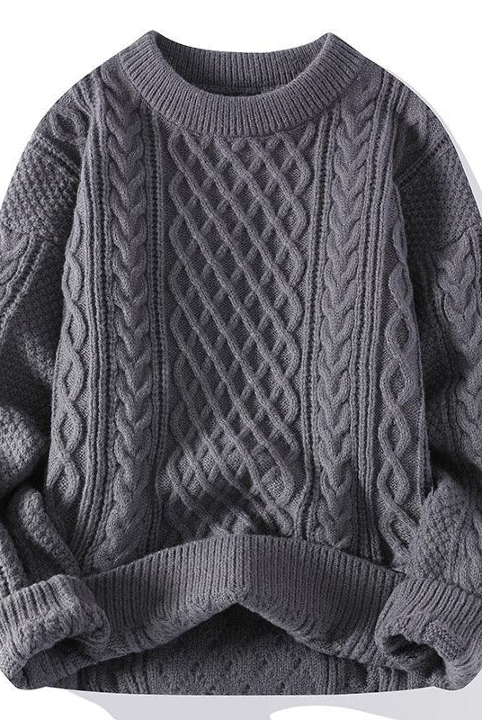 Fashion Personalized Twist Knitwear Men