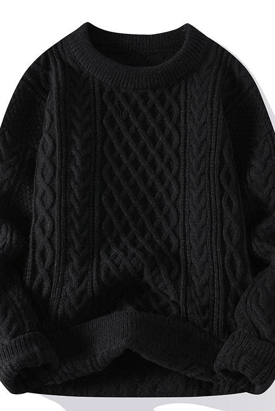 Fashion Personalized Twist Knitwear Men