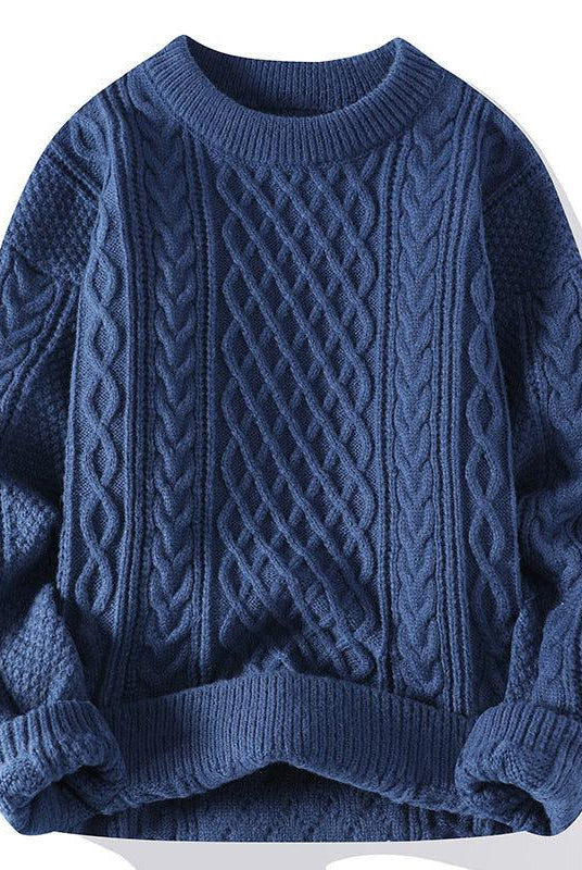 Fashion Personalized Twist Knitwear Men