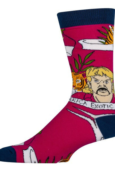 Free Joe - Men's Cotton Crew Funny Socks