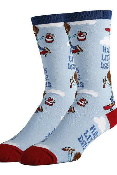 Happy Little Dreams - Mens Crew Socks