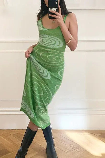 Knit Bodycon Dress Women