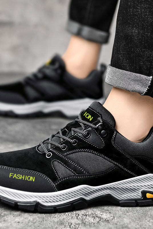 Lace-up Sneakers For Men Casual Breathable Outdoor Hiking Running Sports Shoes