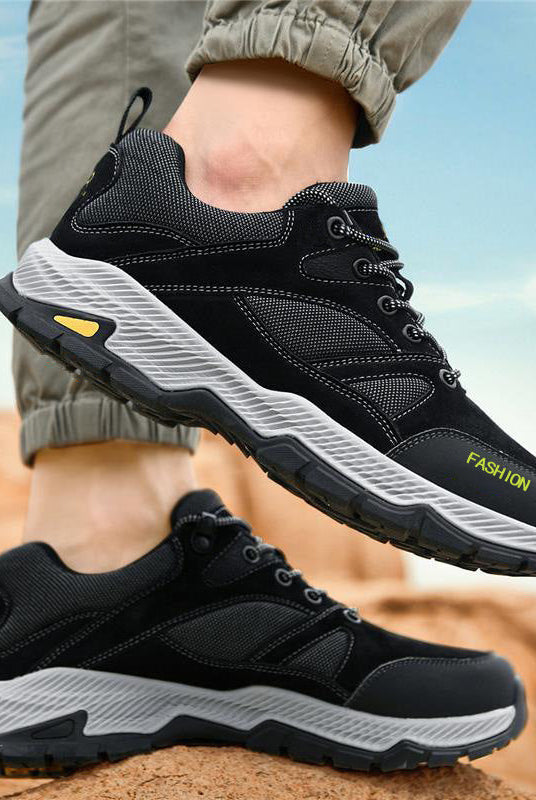 Lace-up Sneakers For Men Casual Breathable Outdoor Hiking Running Sports Shoes