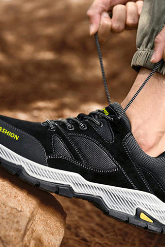 Lace-up Sneakers For Men Casual Breathable Outdoor Hiking Running Sports Shoes