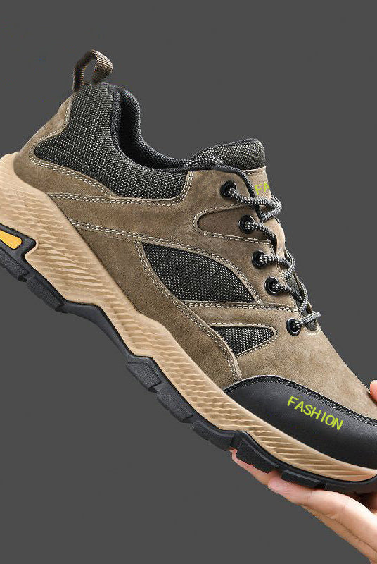 Lace-up Sneakers For Men Casual Breathable Outdoor Hiking Running Sports Shoes