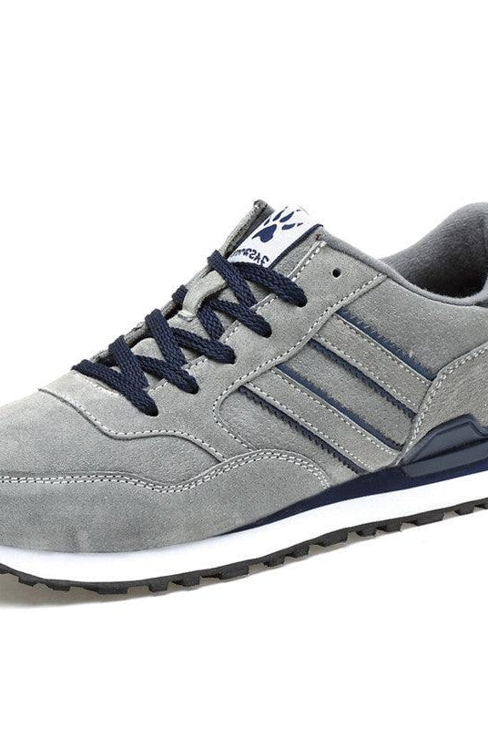 Leather sneakers men casual shoes students