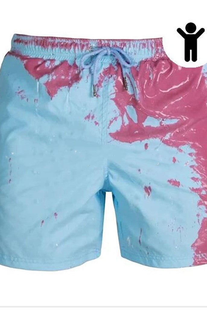 Magical Change Color Beach Shorts Summer Men Swimming Trunks Swimwear Swimsuit Quick Dry bathing shorts Beach Pant