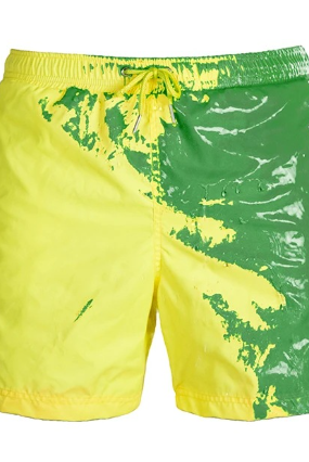 Magical Change Color Beach Shorts Summer Men Swimming Trunks Swimwear Swimsuit Quick Dry bathing shorts Beach Pant