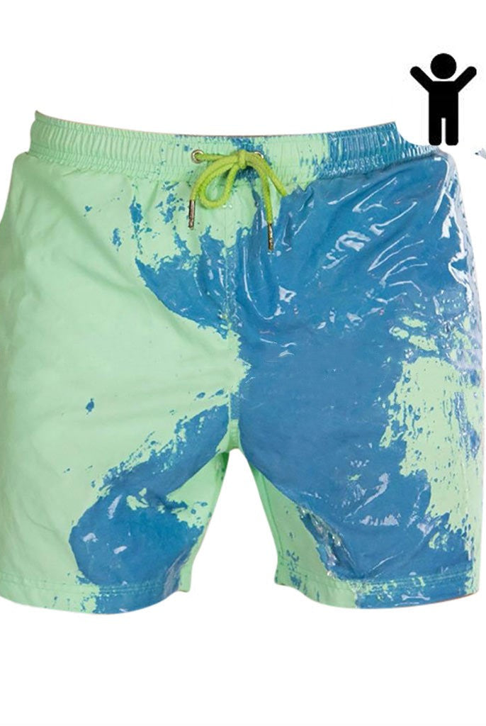 Magical Change Color Beach Shorts Summer Men Swimming Trunks Swimwear Swimsuit Quick Dry bathing shorts Beach Pant