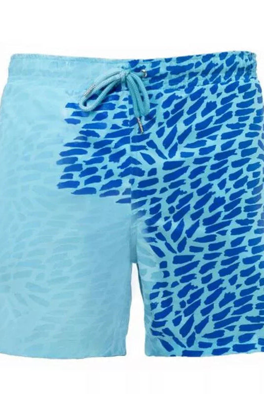 Magical Change Color Beach Shorts Summer Men Swimming Trunks Swimwear Swimsuit Quick Dry bathing shorts Beach Pant