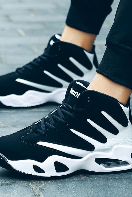 Men Air Cushion Basketball Shoes Wear-resistant Sneakers For Men Hommel Basketball Boots Sneakers Men