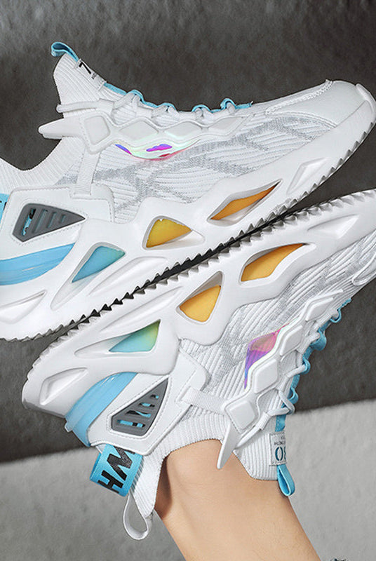 Men Sneakers Cool Wave Sole Sport Running Shoes