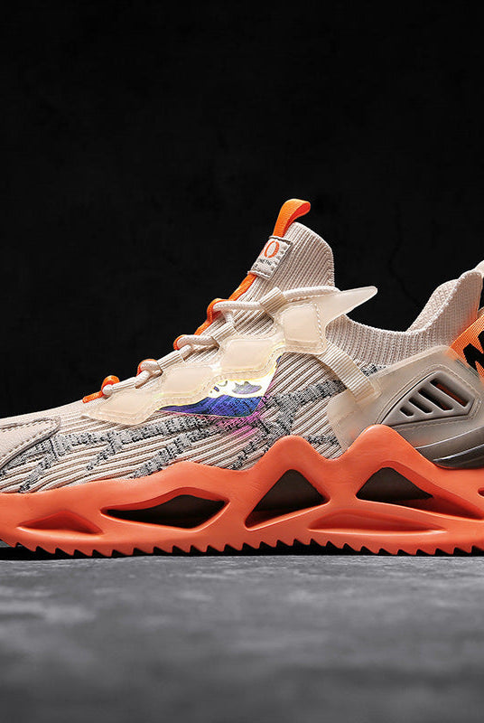 Men Sneakers Cool Wave Sole Sport Running Shoes