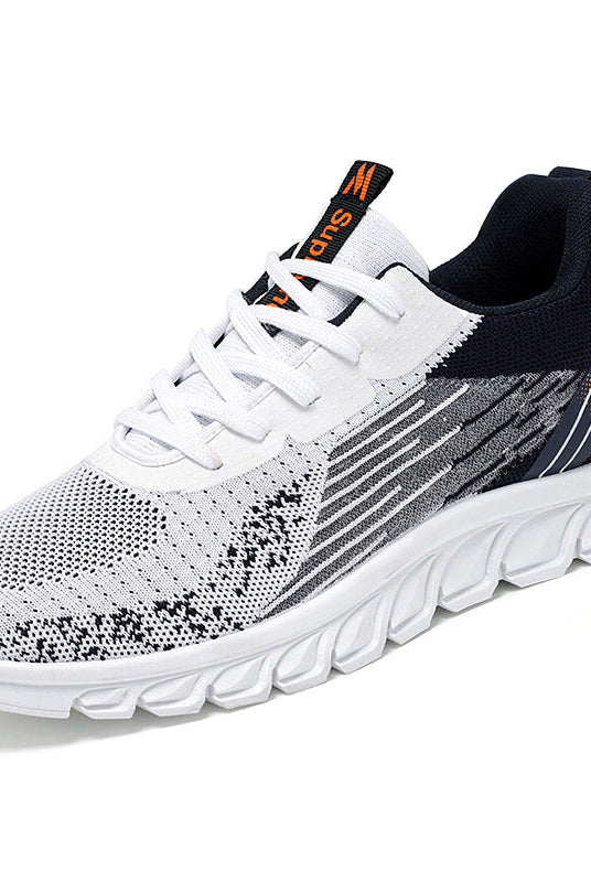 Men Sneakers Fashion Wavy Bottom Shoes Sport Running Walking Shoes