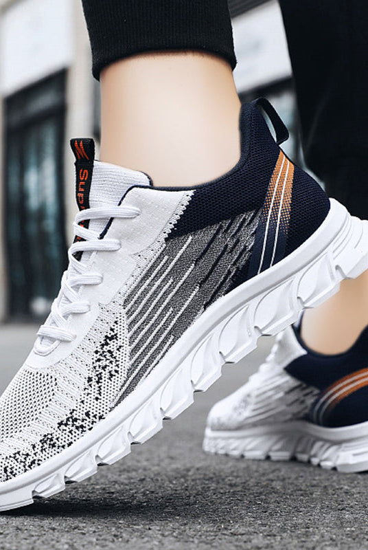 Men Sneakers Fashion Wavy Bottom Shoes Sport Running Walking Shoes