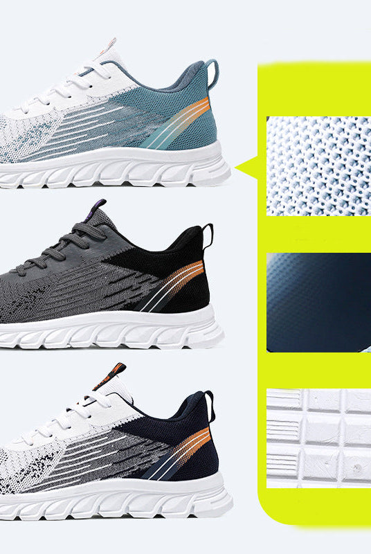 Men Sneakers Fashion Wavy Bottom Shoes Sport Running Walking Shoes