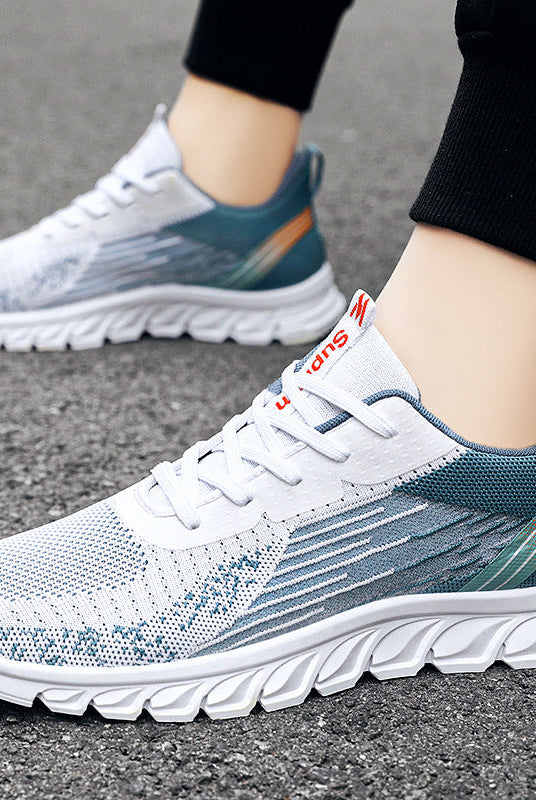 Men Sneakers Fashion Wavy Bottom Shoes Sport Running Walking Shoes