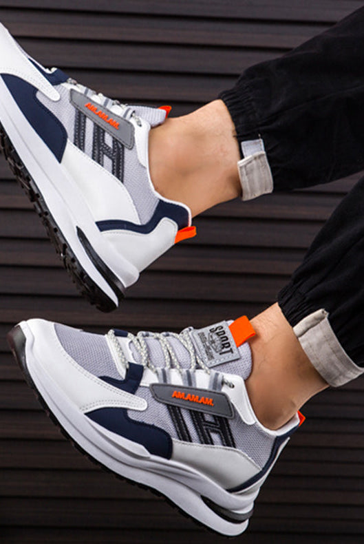 Men Sneakers White Sports Shoes Running Walking