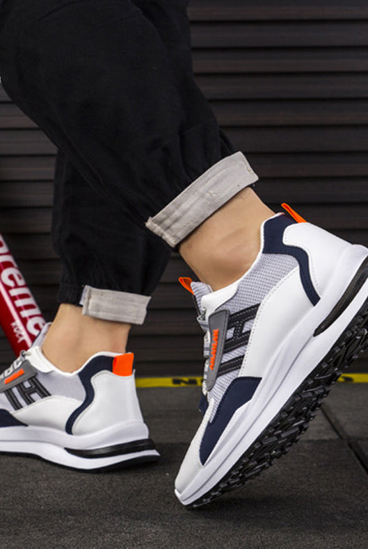 Men Sneakers White Sports Shoes Running Walking