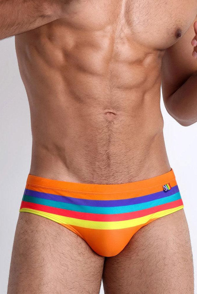 Men's Swim Briefs Beach Pants Surfing Bathing Suit Low-waist Swimsuits