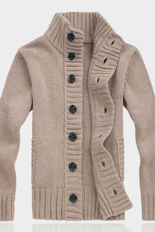 Men's sweaters for autumn and winter new cardigan sweaters