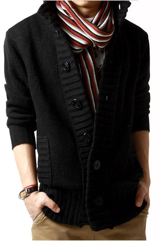 Men's sweaters for autumn and winter new cardigan sweaters