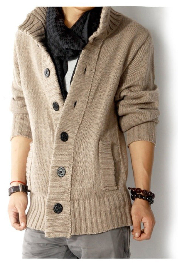 Men's sweaters for autumn and winter new cardigan sweaters