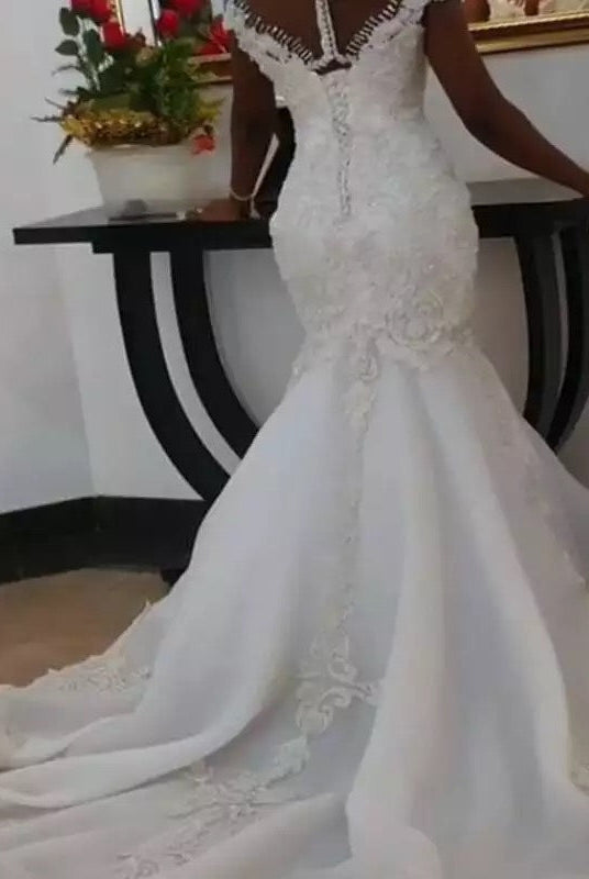 Mermaid Wedding Dresses Custom Made African Wedding Gowns