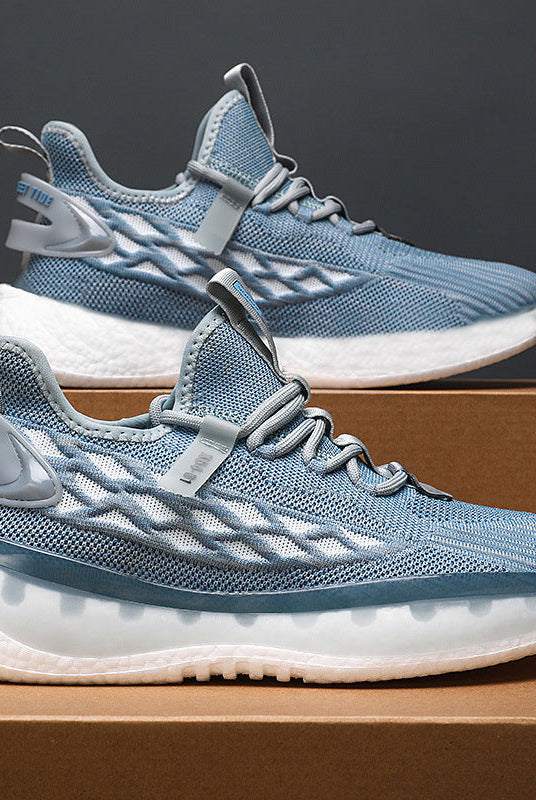 Mesh Sneakers Men Lace Up Running Shoes