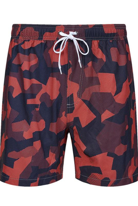 New Arrival Men's Seaside Travel Casual Shorts Sports Surfing Swimming Trunks Casual Cropped Pants