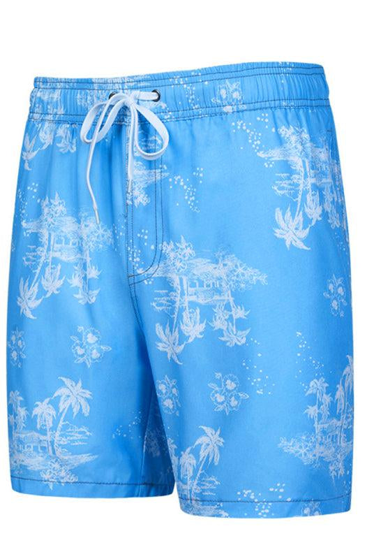 New Arrival Men's Seaside Travel Casual Shorts Sports Surfing Swimming Trunks Casual Cropped Pants