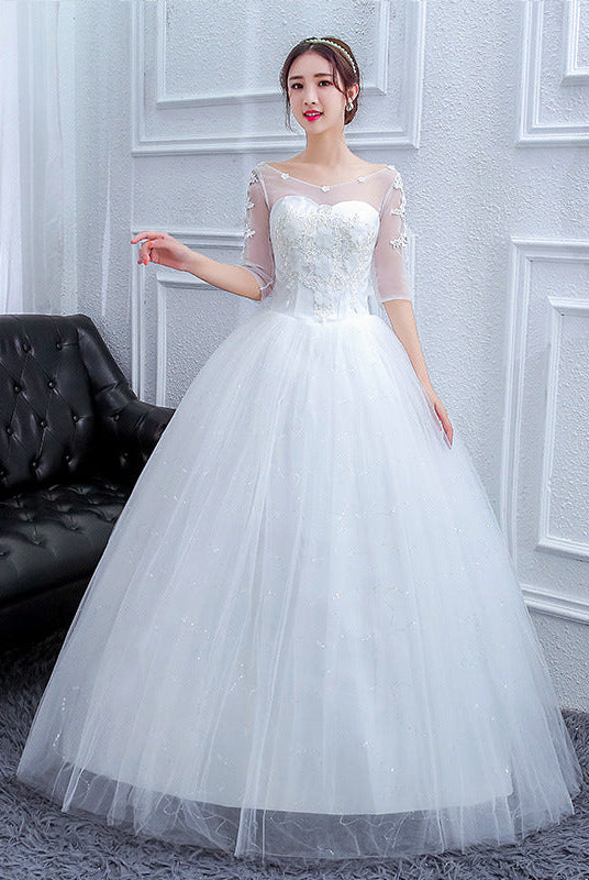 New bride wedding dress