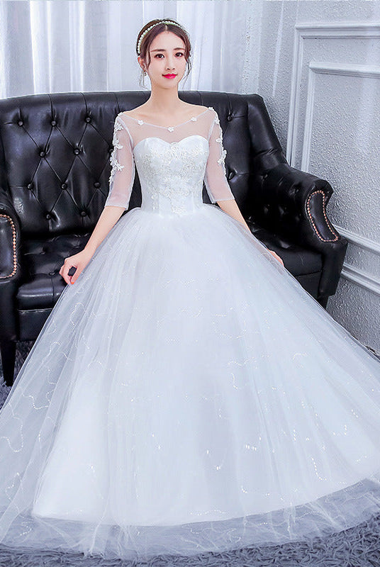 New bride wedding dress