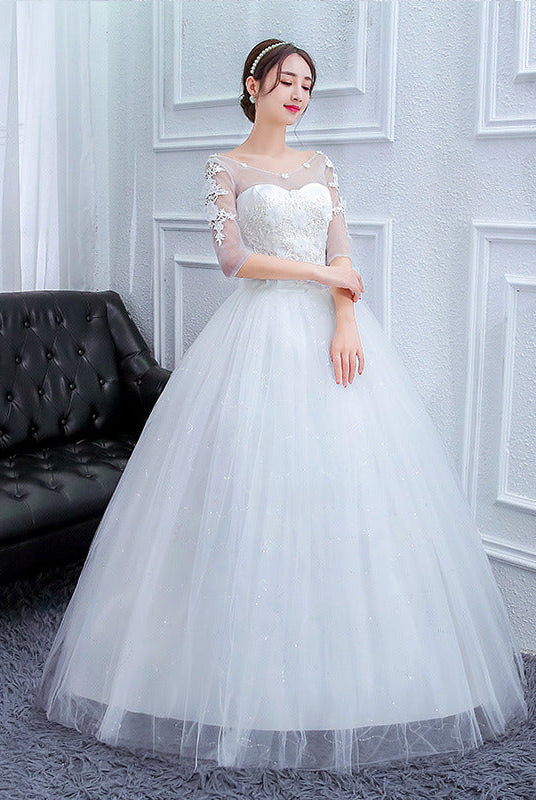 New bride wedding dress