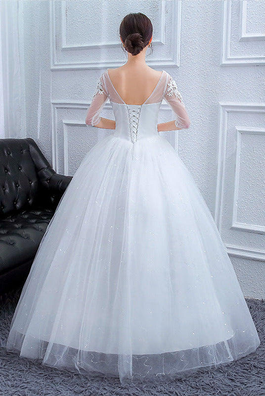 New bride wedding dress