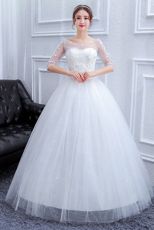 New bride wedding dress