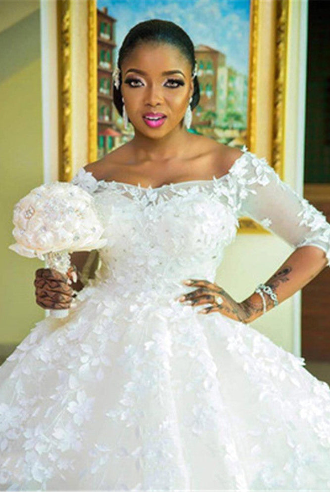 Pregnant Women Princess Wedding Dress Wedding Plus Size Tail Wedding Dress